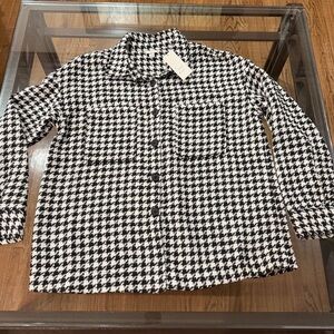 A New Day Monochrome Houndstooth Jacket